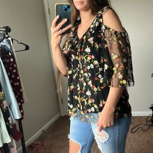 Pleione floral top size S